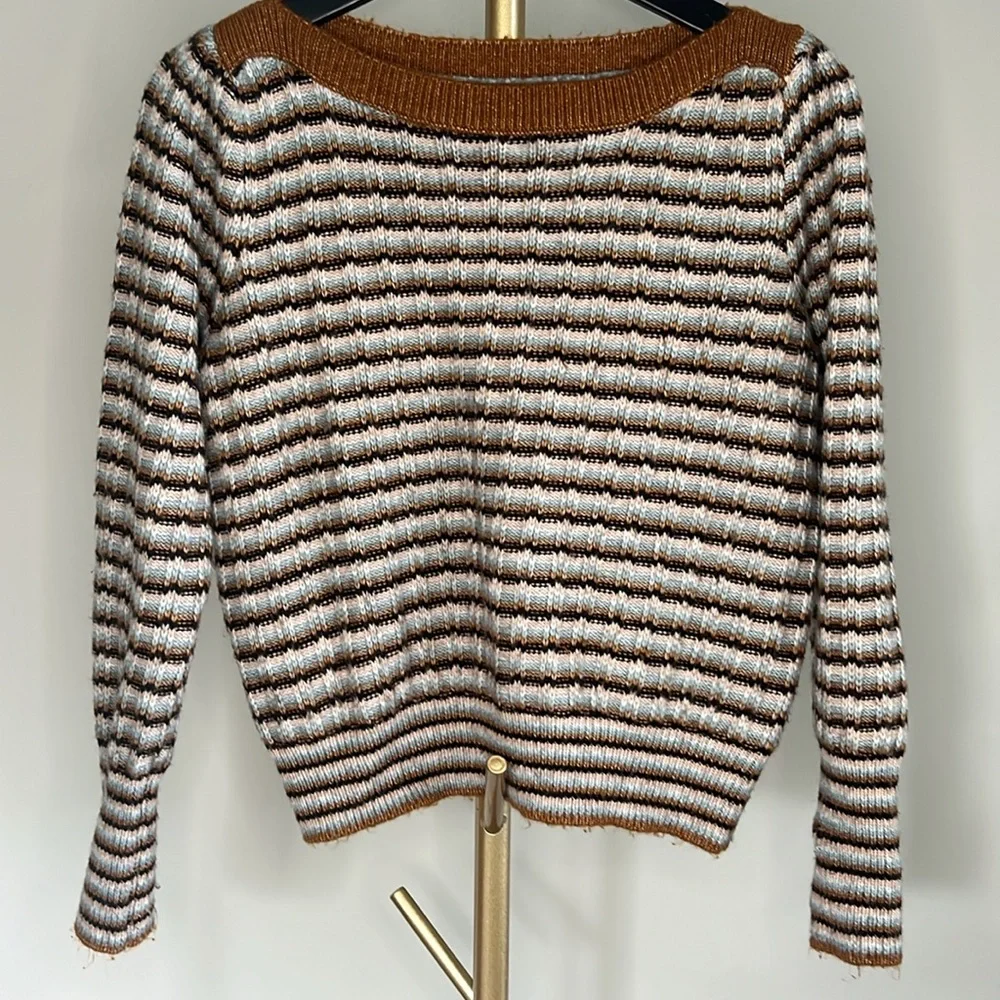 Nine West size Small 70’s inspired sweater - Picture 1 of 6